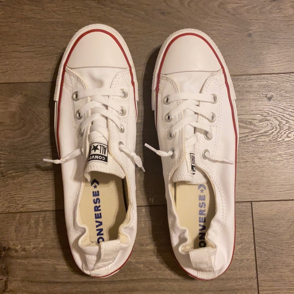 Women’s White Converse Shoreline Slip-on